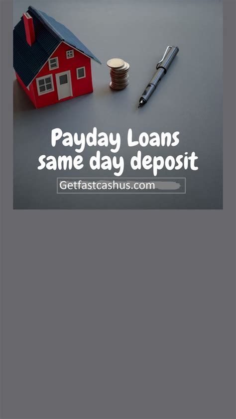 Direct Lender Payday Loan Same Day Deposit
